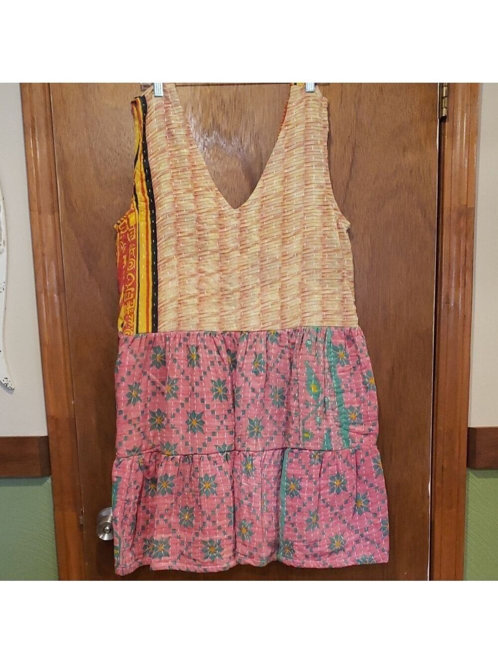 Artisan-made Kantha Cotton Summer Dress